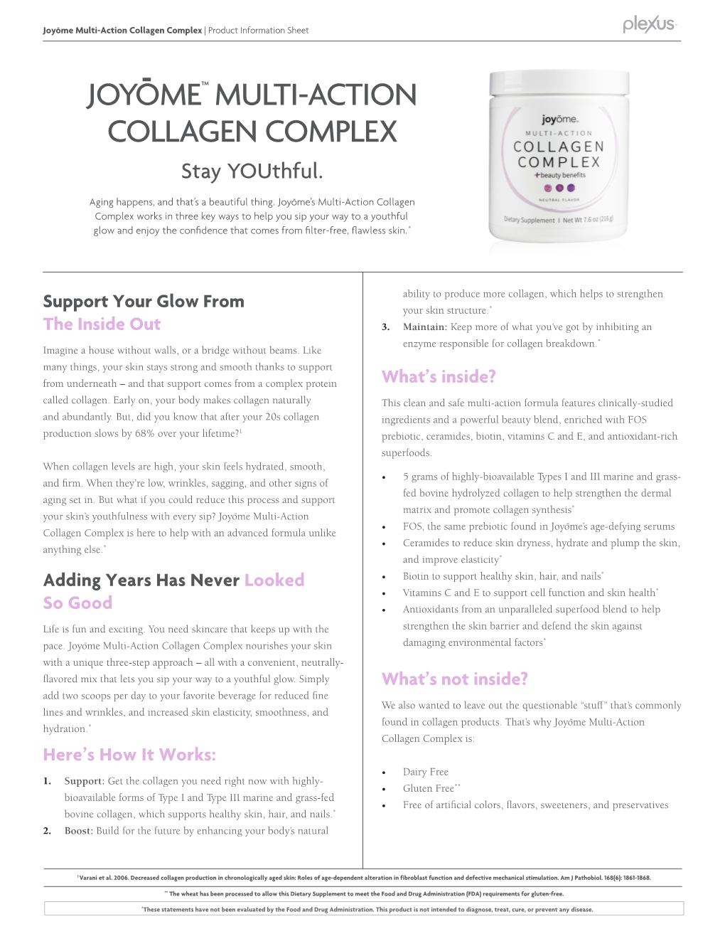 Joyˉome™ Multi-Action Collagen Complex