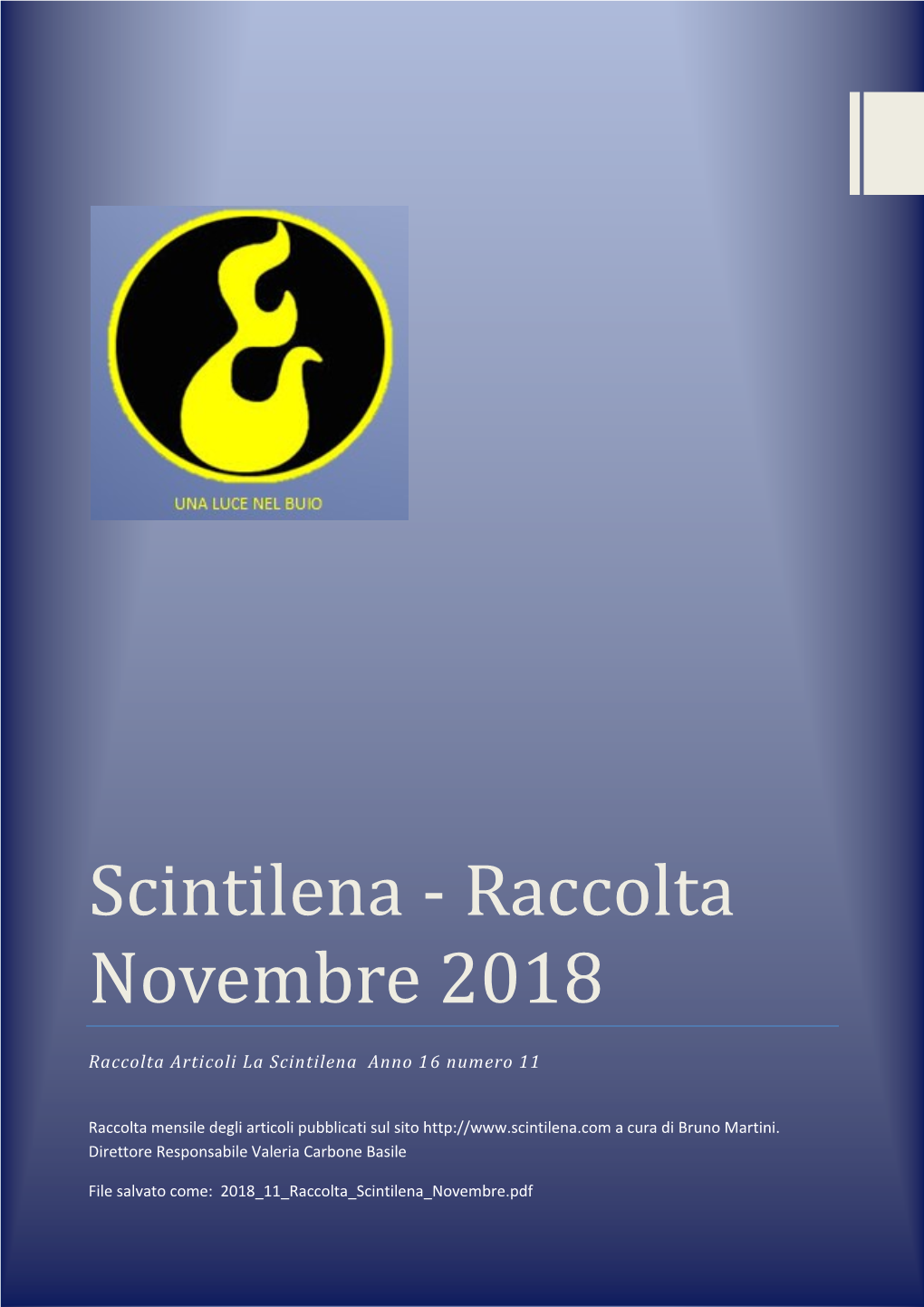 Raccolta Novembre 2018