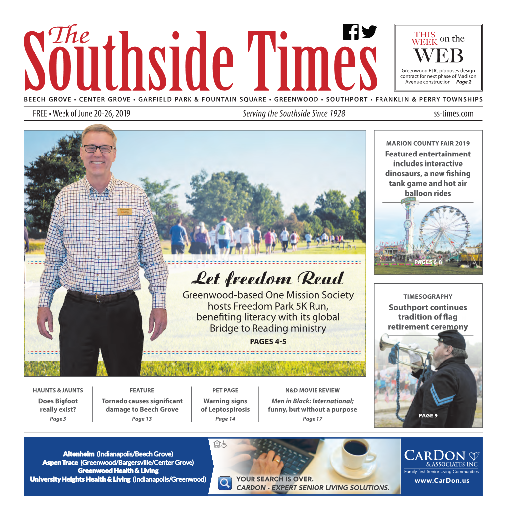 June 20-26, 2019 Serving the Southside Since 1928 Ss-Times.Com