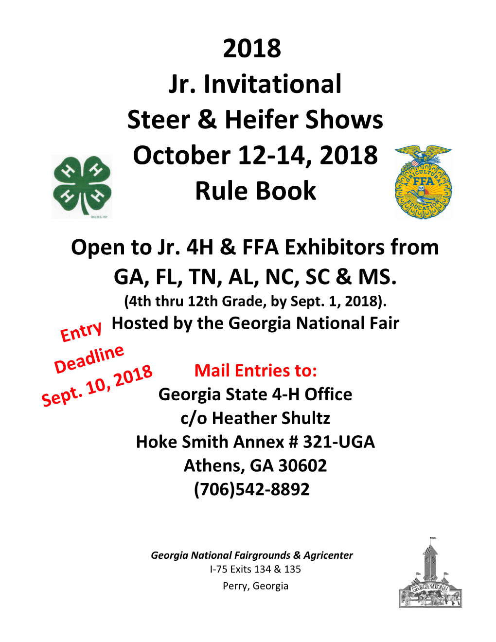 2018 Jr. Invitational Steer & Heifer Shows October 12