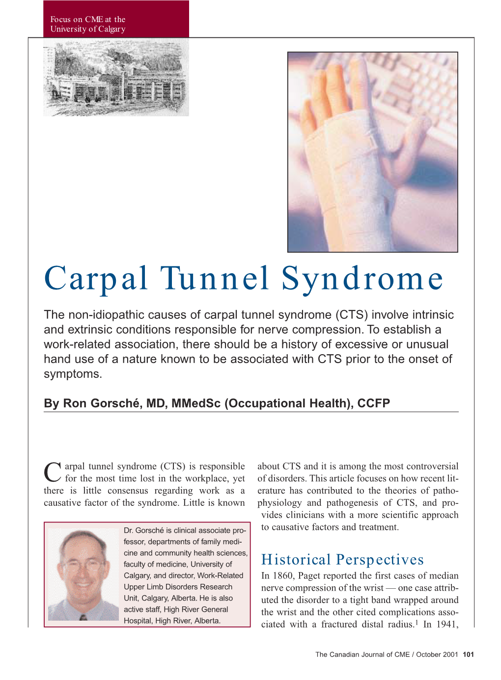 101-Carpal Tunnel Syndrome