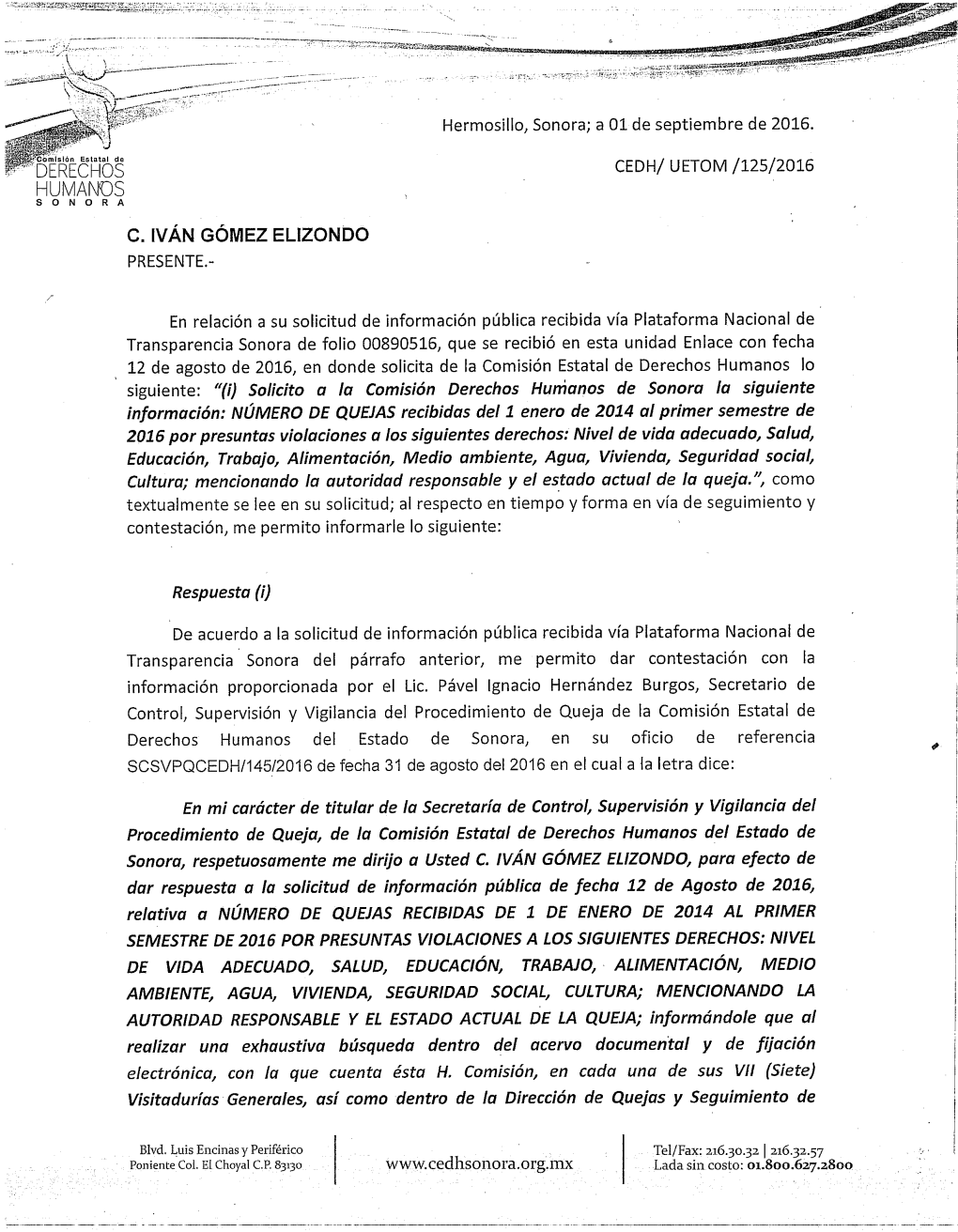 Comisión Estatal De Derechos Humanos Sonora Quejas De Salud Y Seguridad Social