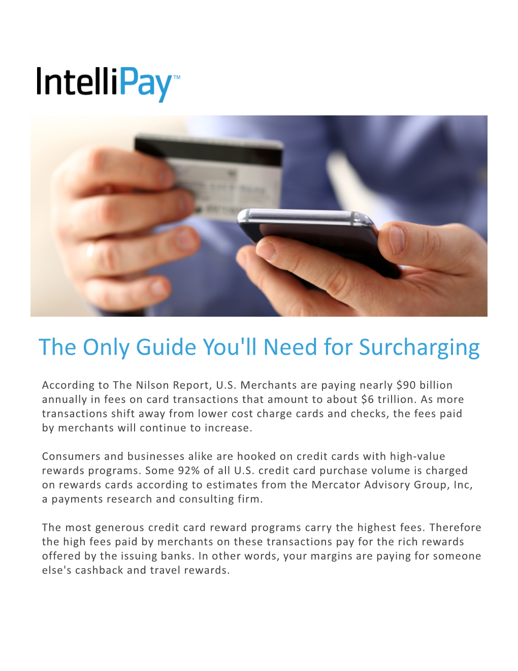 The Only Guide to Surcharging You'll Need
