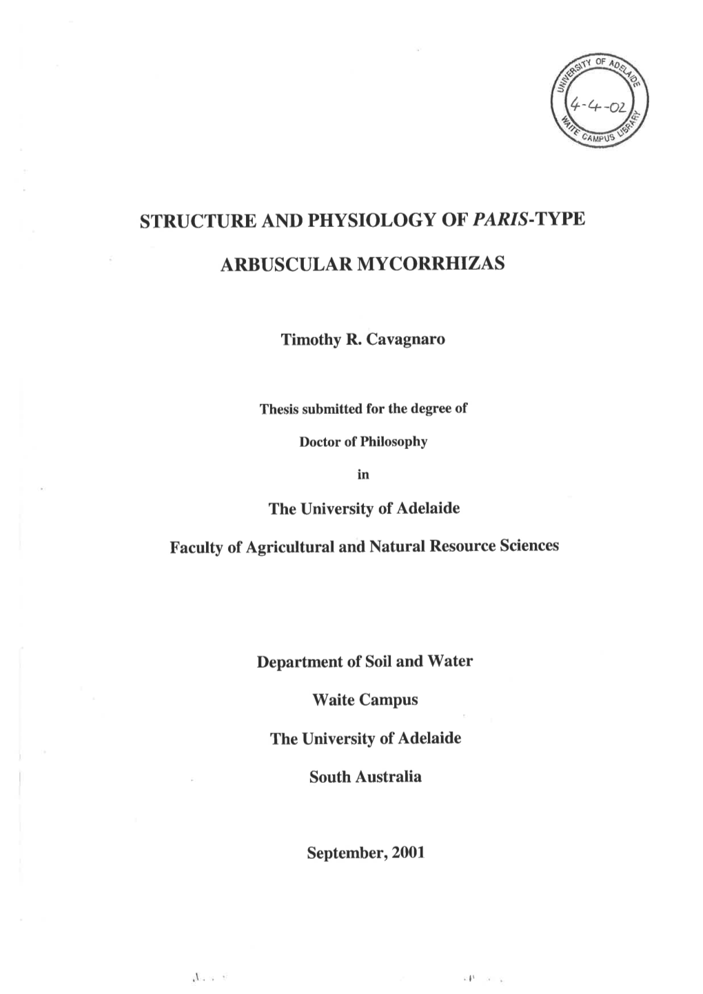 Structure and Physiology of Paris-Type Arbuscular Mycorrhizas