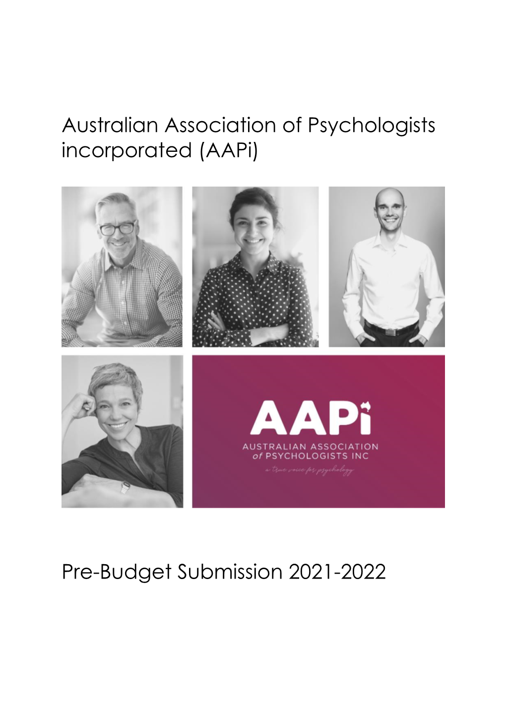 Australian Association of Psychologists Incorporated (Aapi)