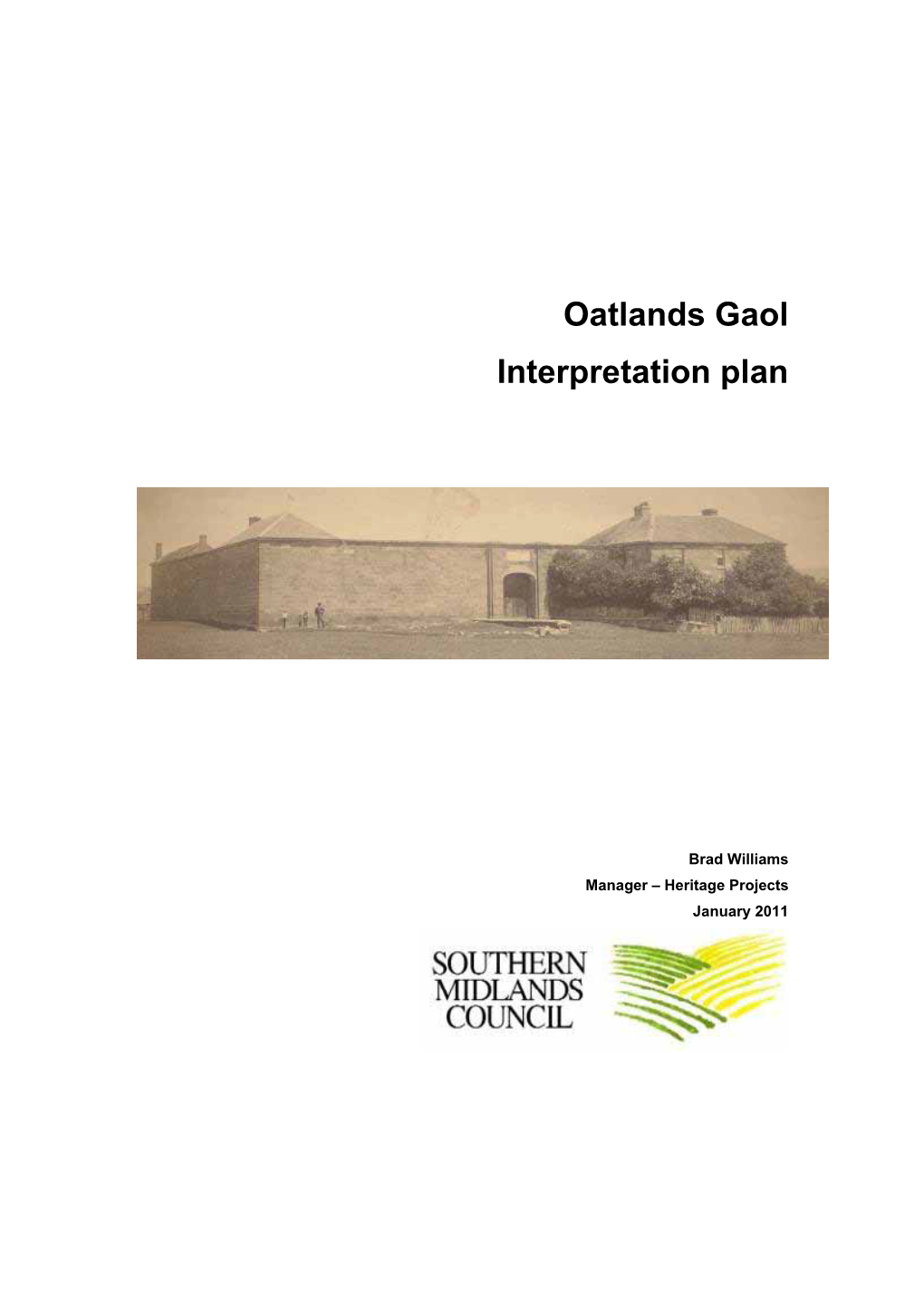 Oatlands Gaol Interpretation Plan