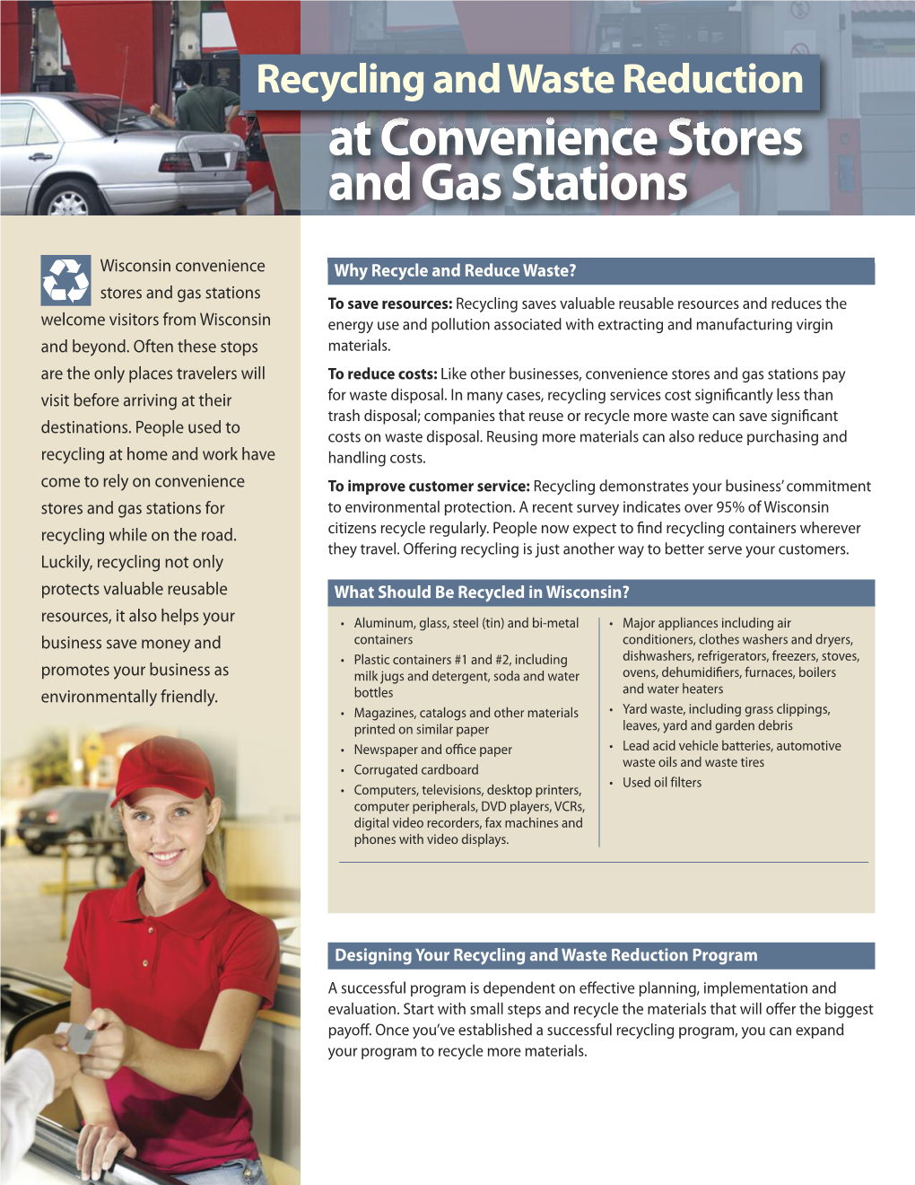 Recycling and Waste Reduction at Convenience Stores and Gas Stations