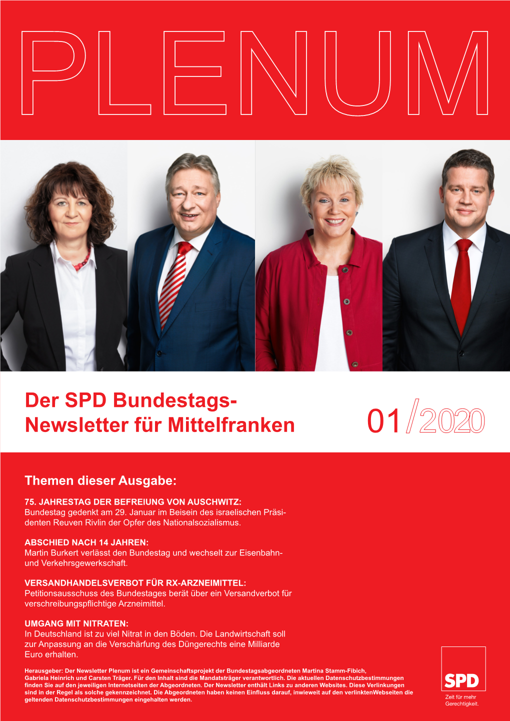 Der SPD Bundestags- Newsletter Für Mittelfranken 01