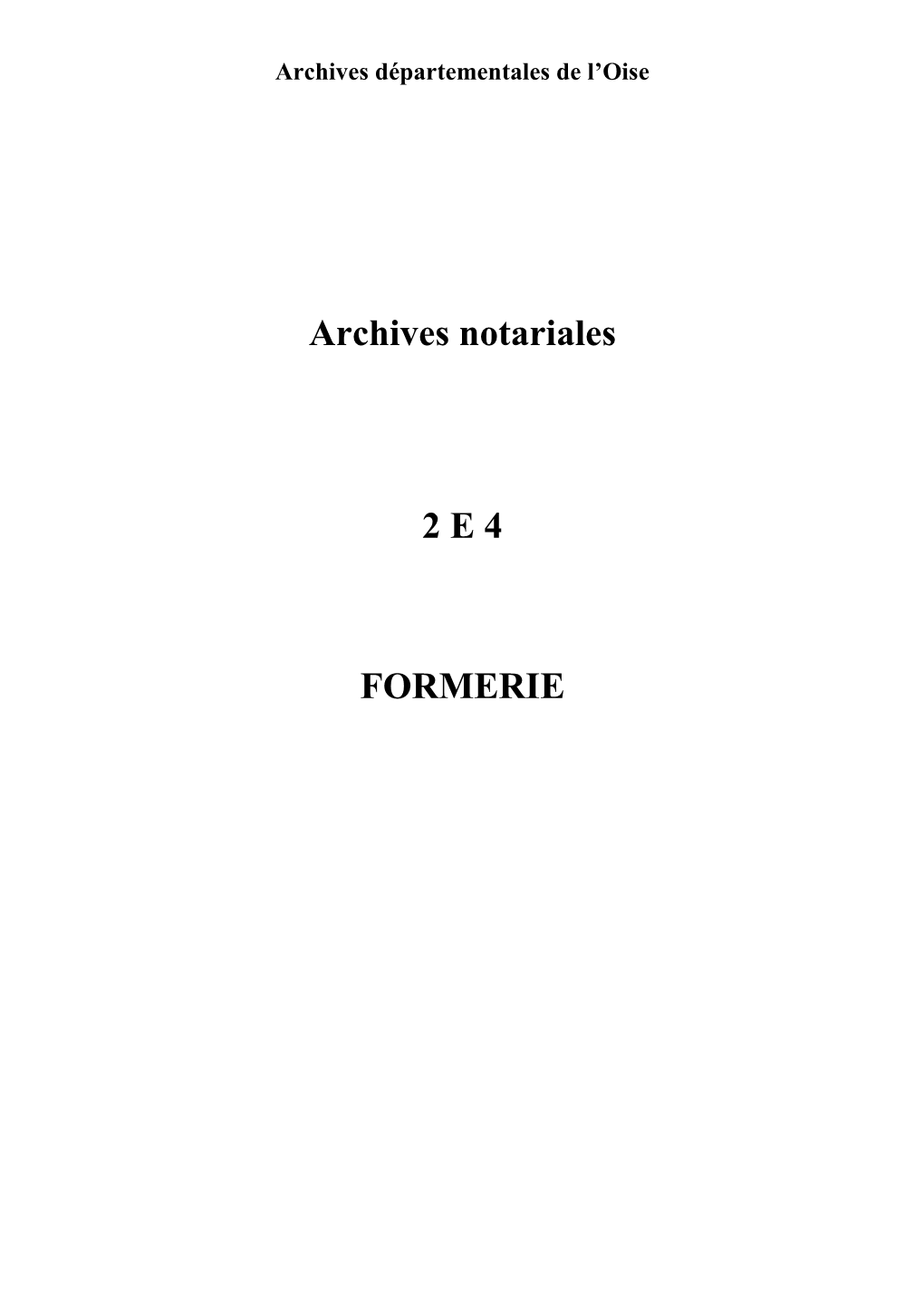 Repertoires Des Actes