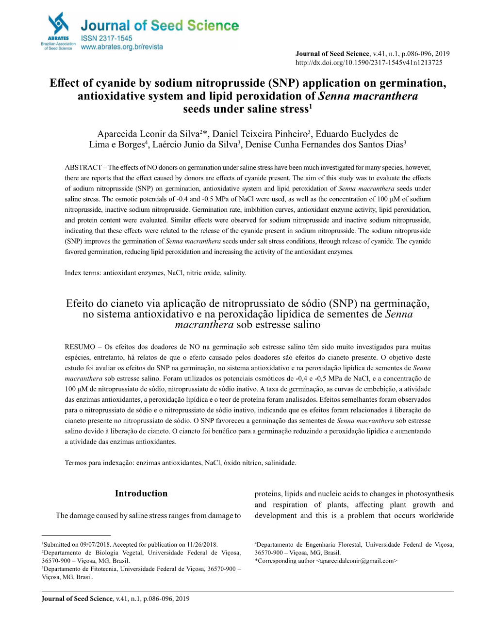 Effect of Cyanide by Sodium Nitroprusside (SNP)