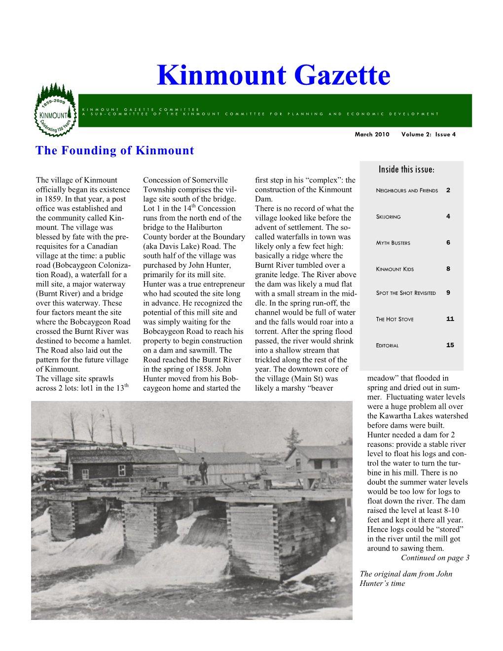 Kinmount Gazette