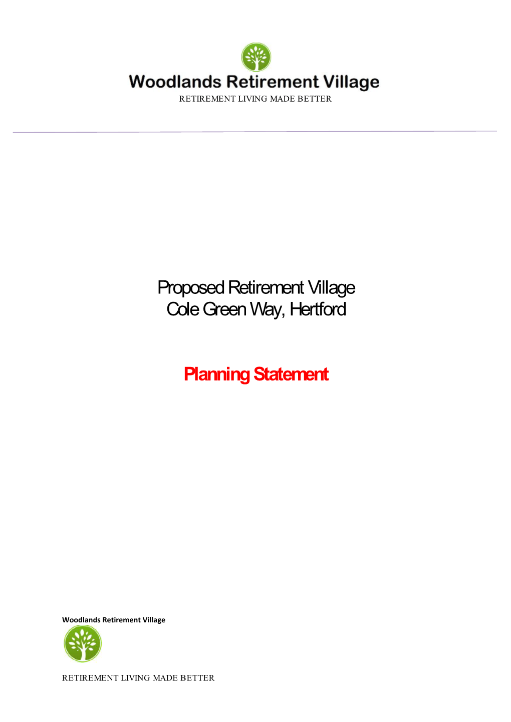 Proposed Retirem Cole Green Way Planning Stat Proposed Retirement