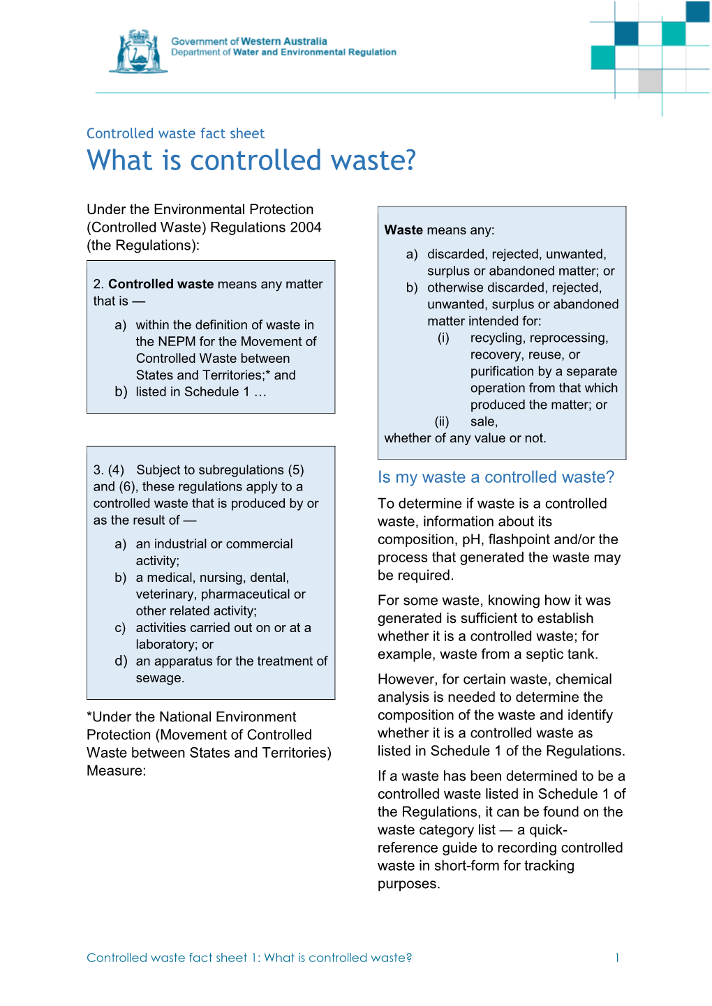 What Is Controlled Waste?