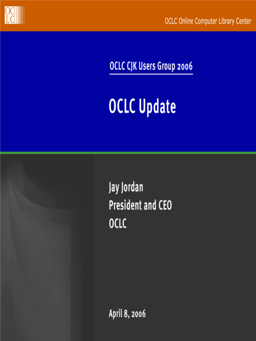 OCLC Update Luncheon Online Information 2002 December 3