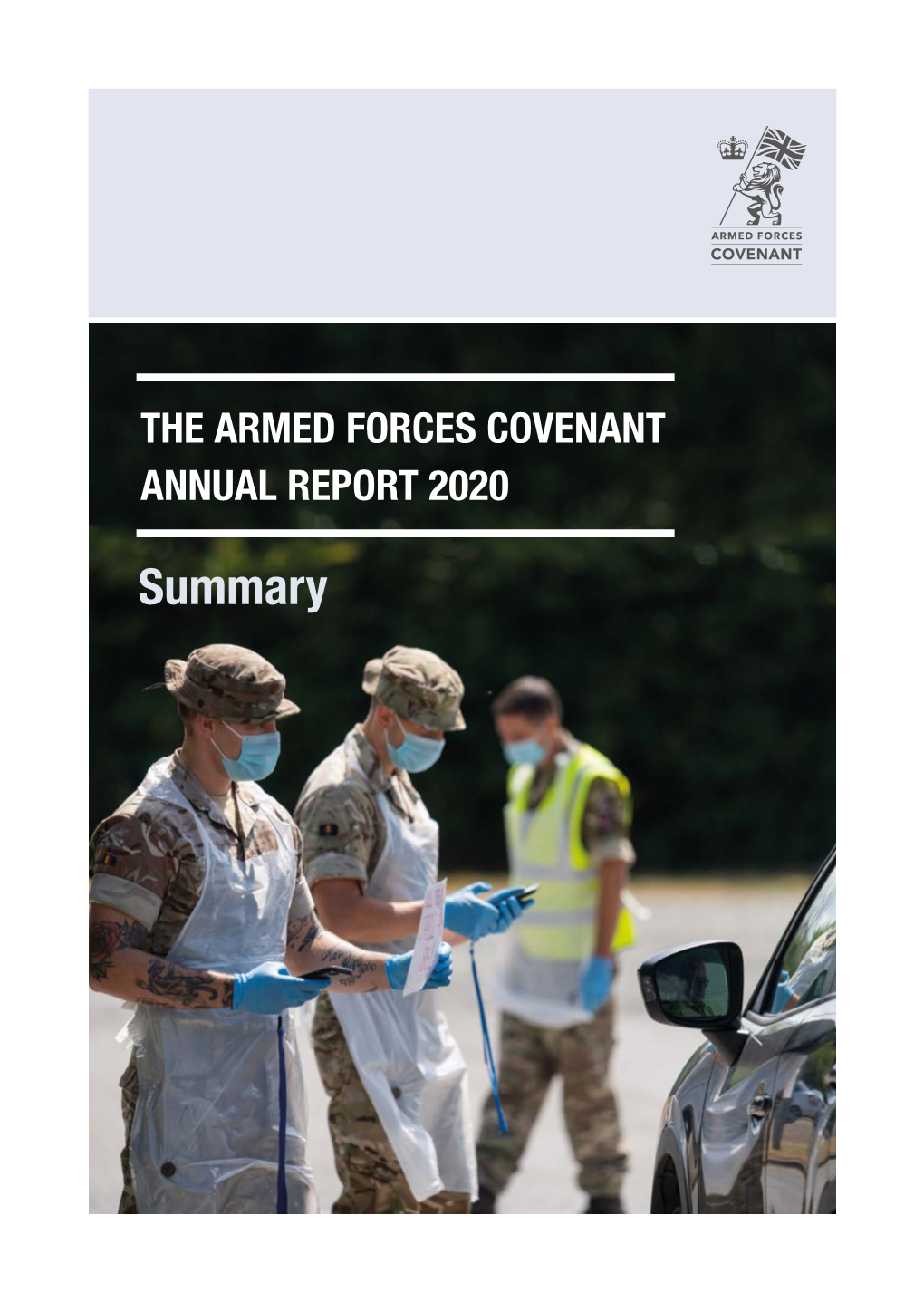 Armed Forces Covenant Annual Report Summary 2020