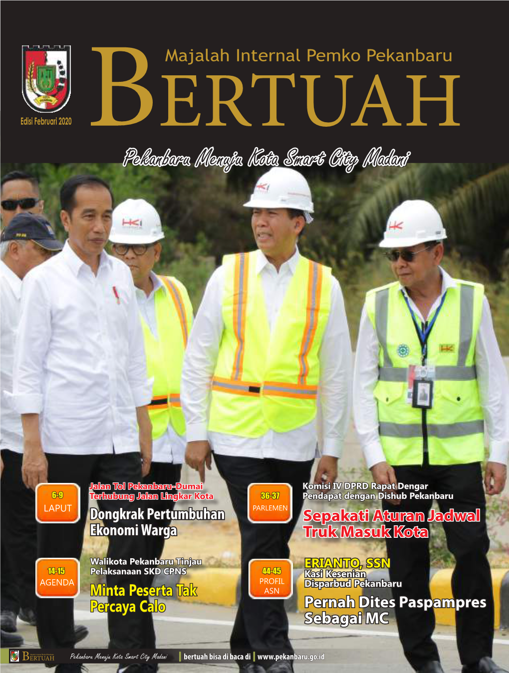 Februari 2020 BERTUAH Pekanbaru Menuju Kota Smart City Madani