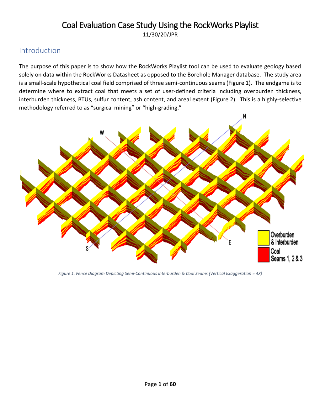 Coal Evaluation Case Study Using the Rockworks Playlist 11/30/20/JPR