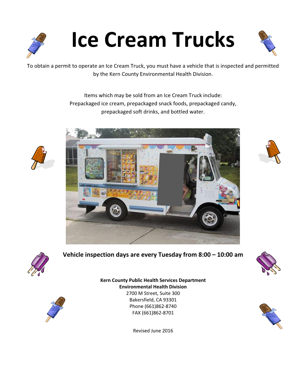 Ice Cream Trucks