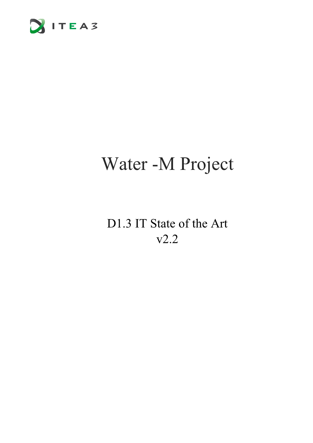 Water -M Project