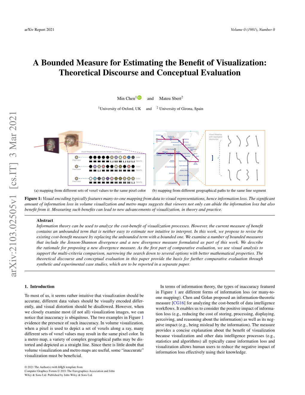 A Bounded Measure for Estimating the Benefit of Visualization