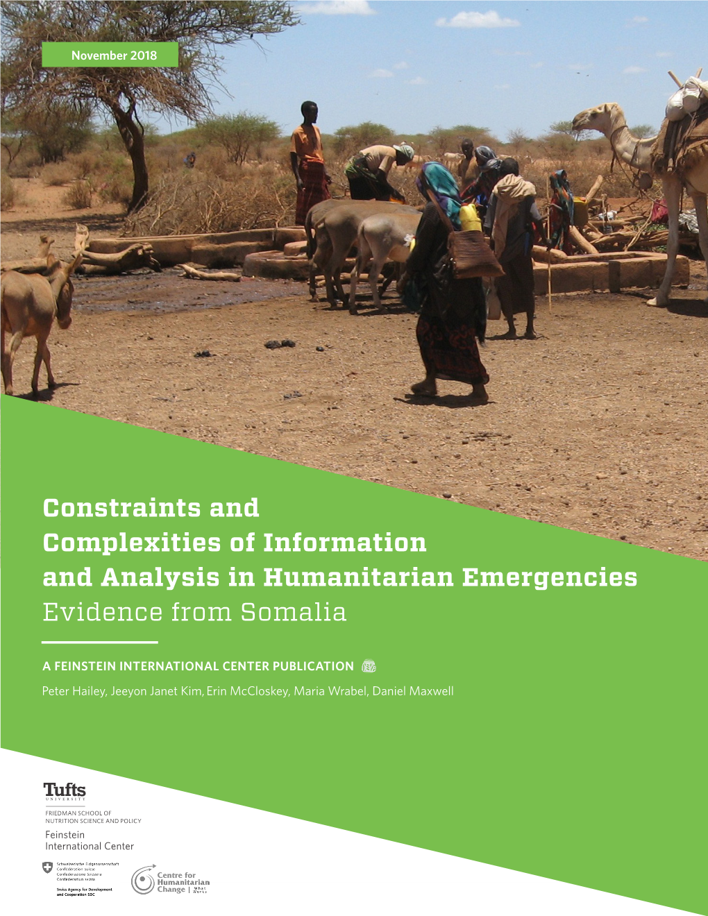 Constraints and Complexities of Information and Analysis in Humanitarian Emergencies Evidence from Somalia