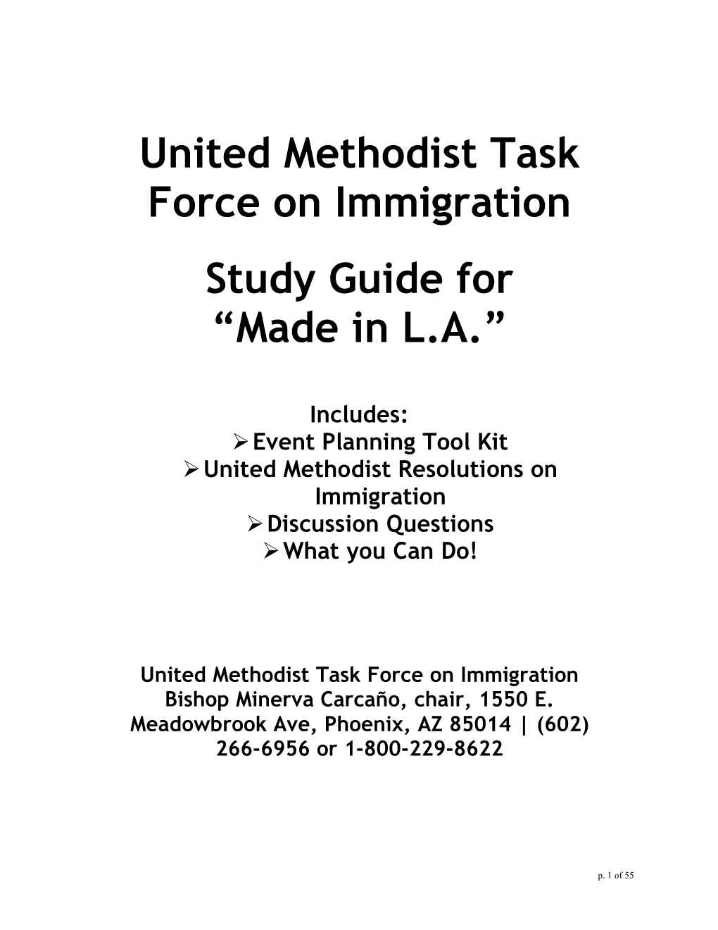 Made in L.A. Study Guide