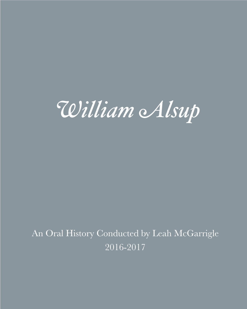 William Alsup