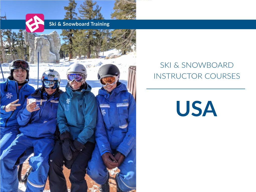 Ski & Snowboard Instructor Courses