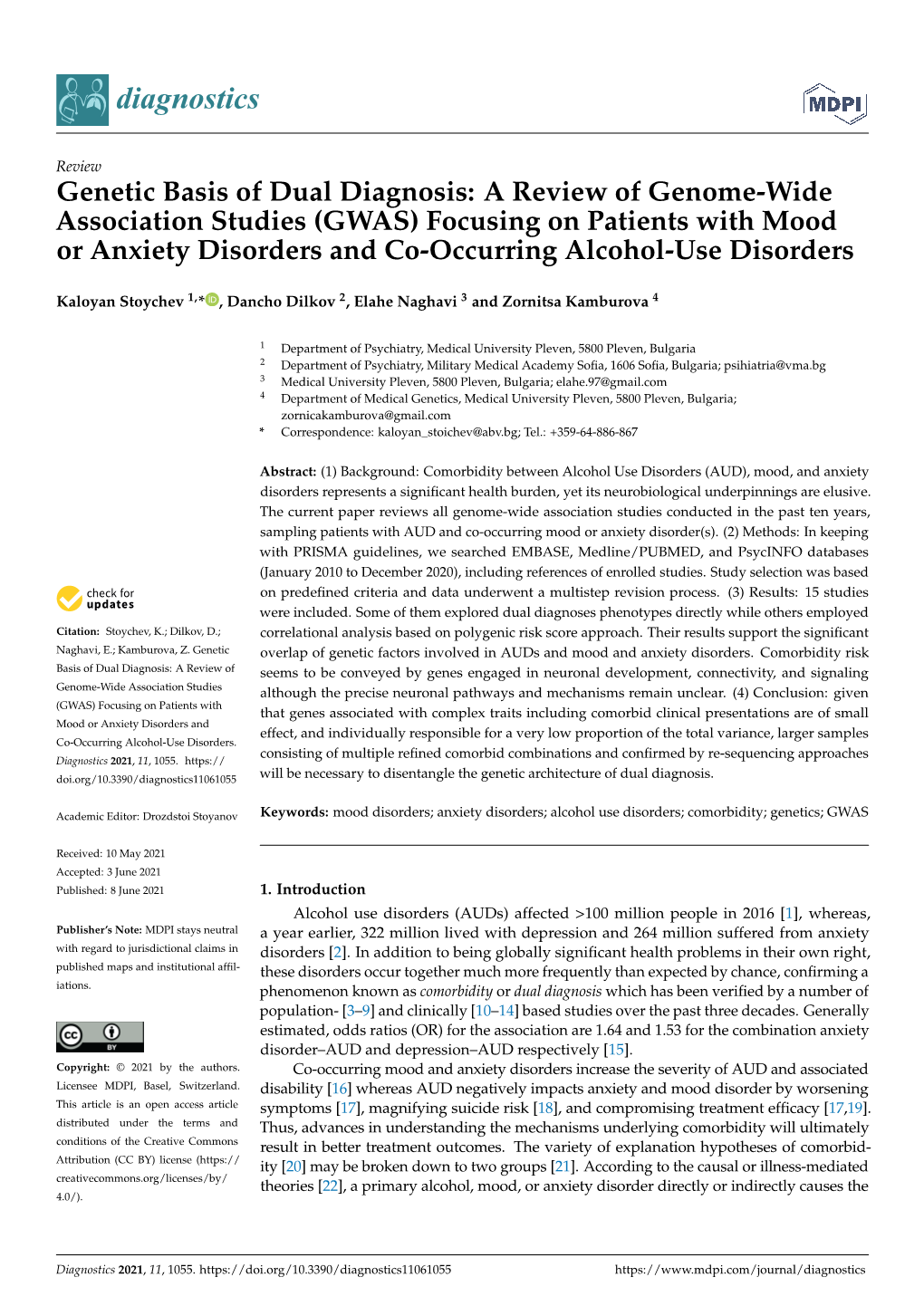 GWAS) Focusing on Patients with Mood Or Anxiety Disorders and Co-Occurring Alcohol-Use Disorders