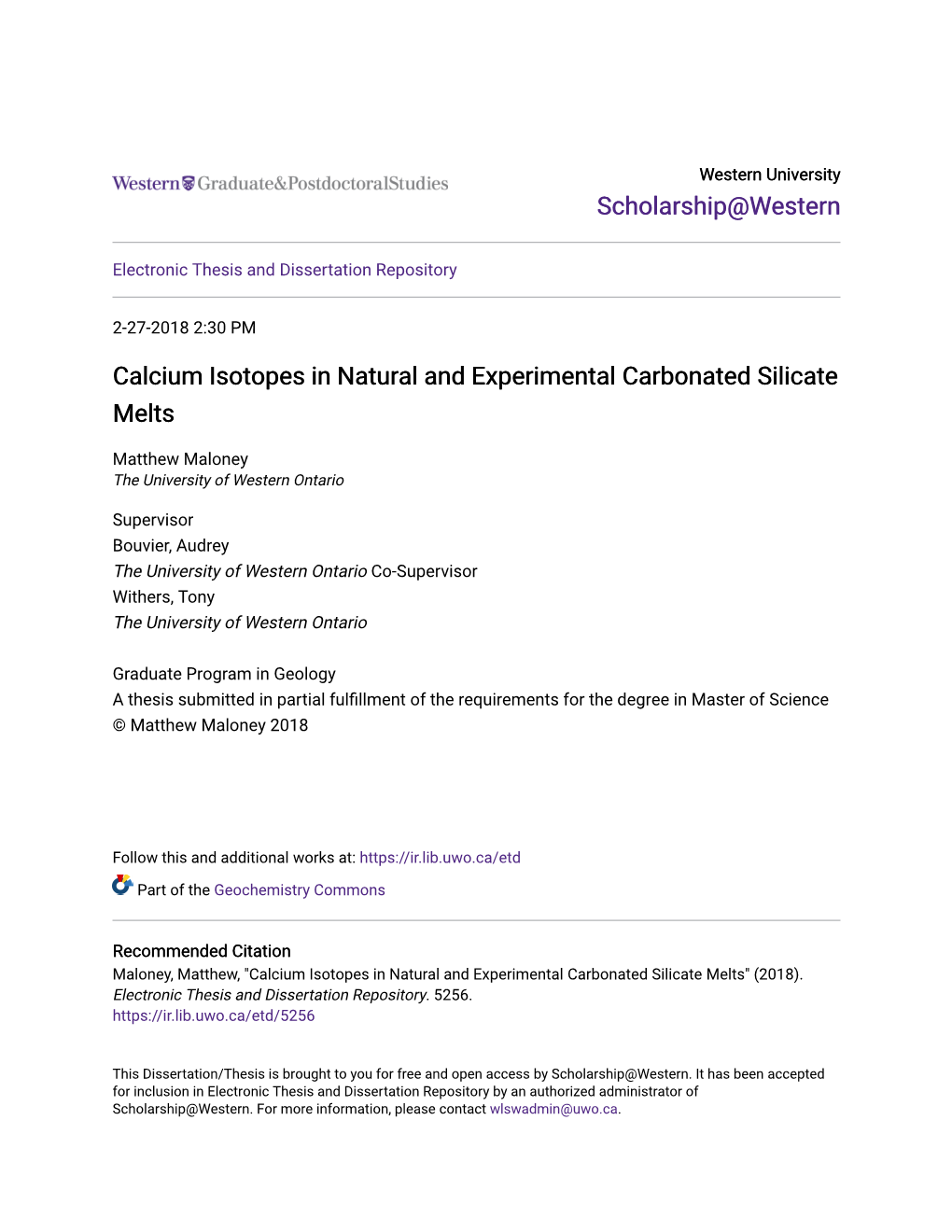 Calcium Isotopes in Natural and Experimental Carbonated Silicate Melts