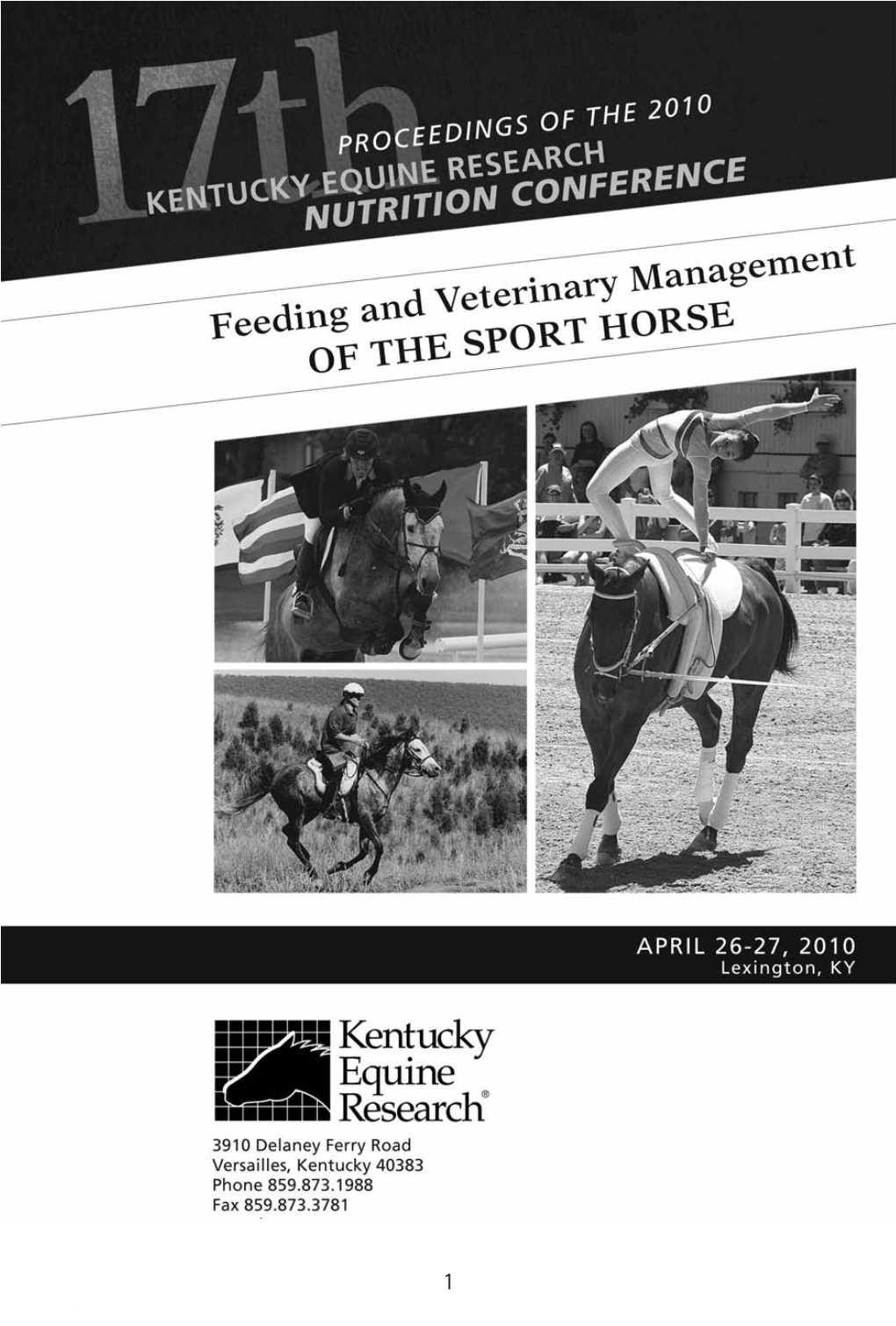 Management of Joint Disease in the Sport Horse