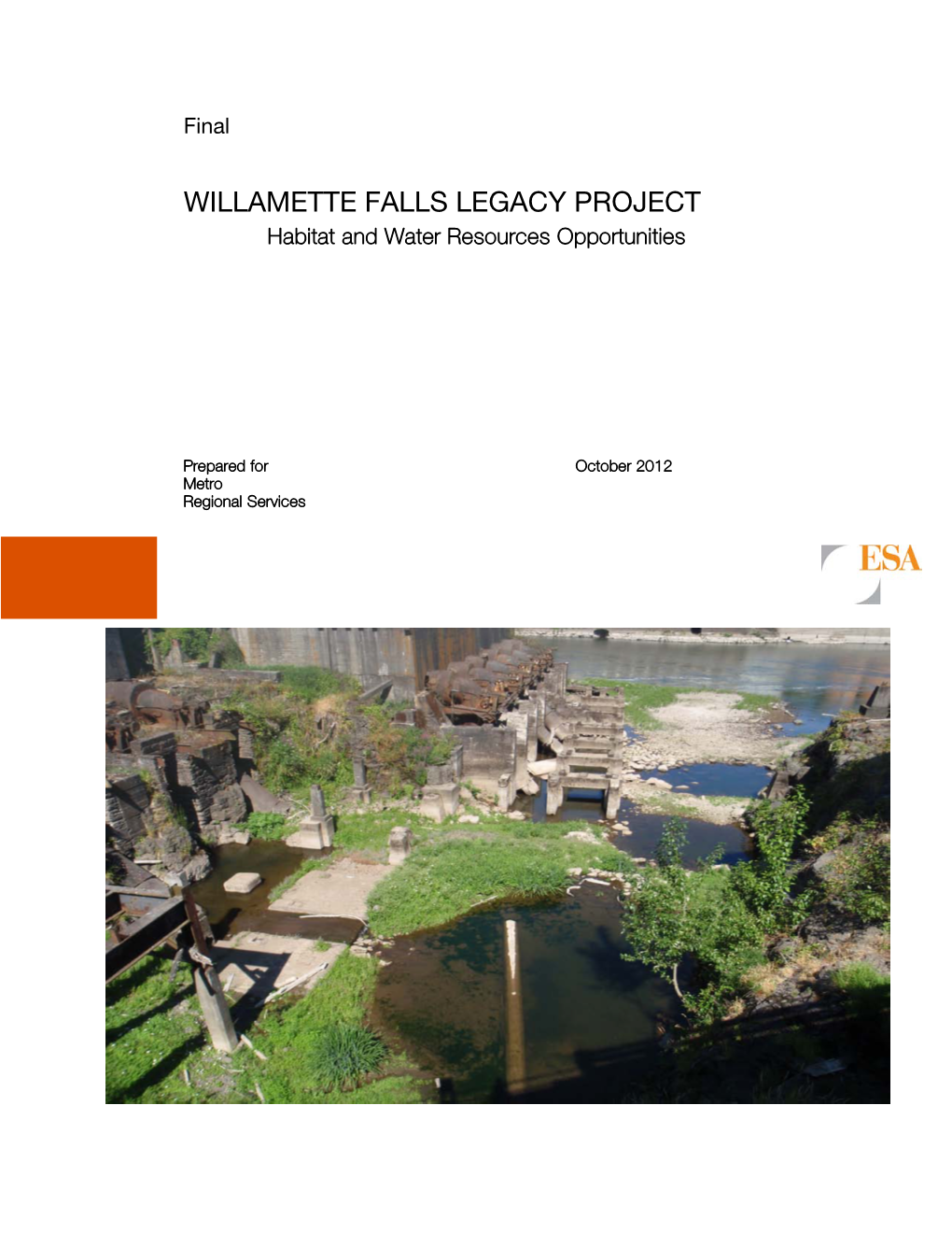Willamette Falls Legacy Habitat And