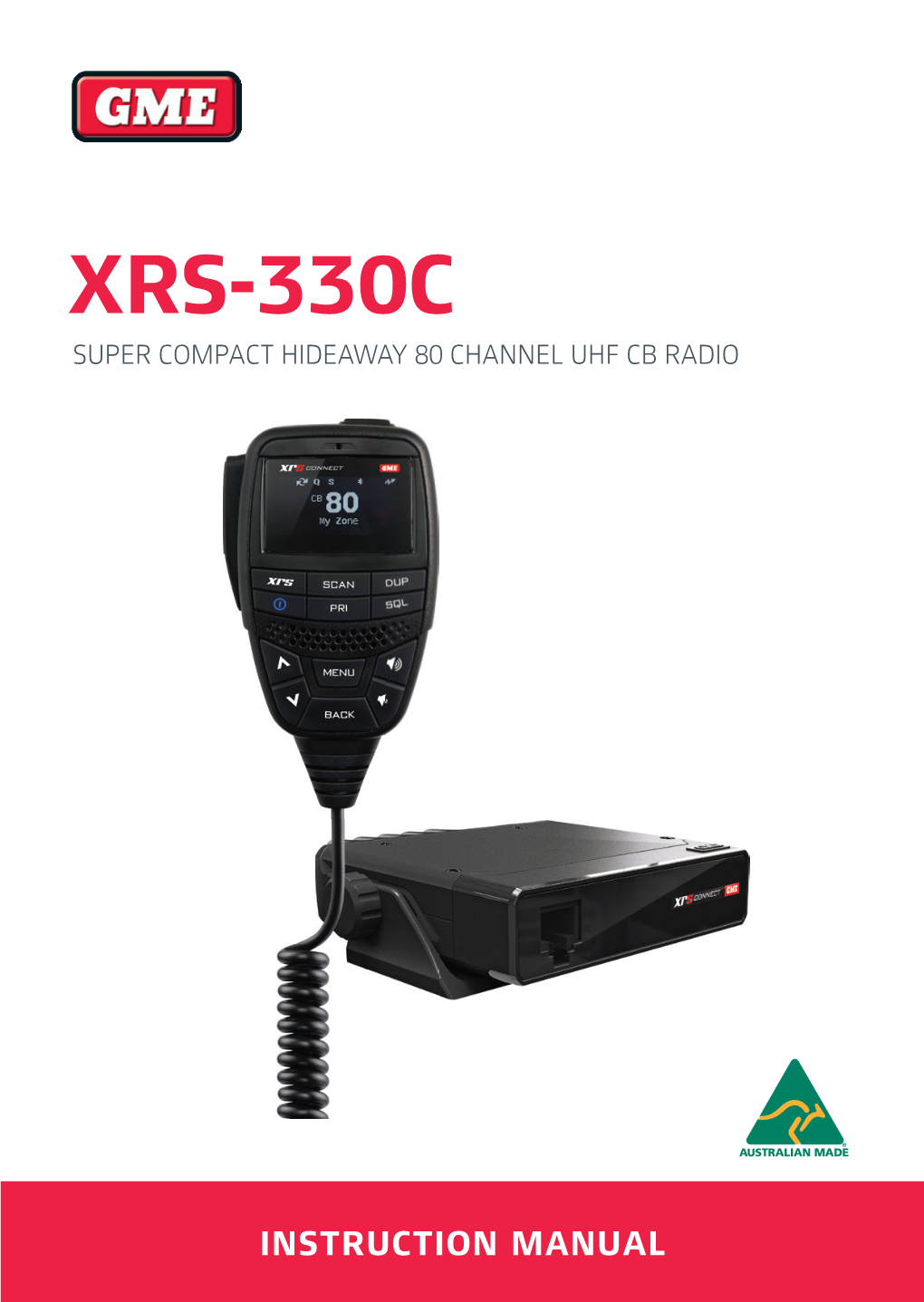 XRS-330C Instruction Manual