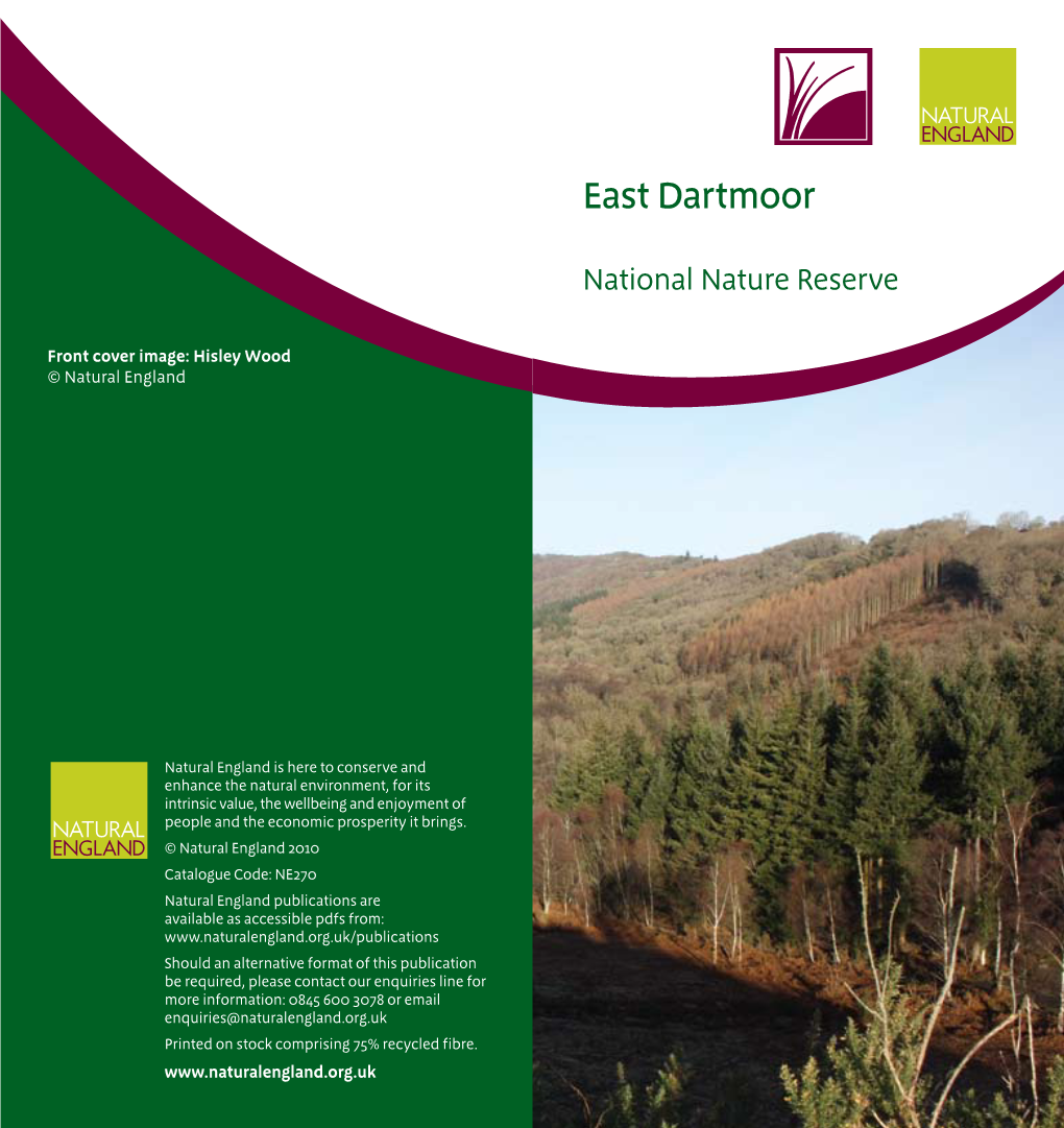 East Dartmoor National Nature Reserve