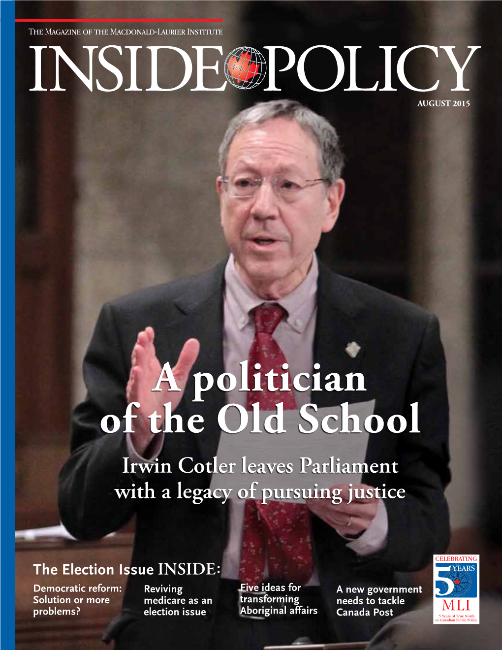 The August 2015 Issue of Inside Policy