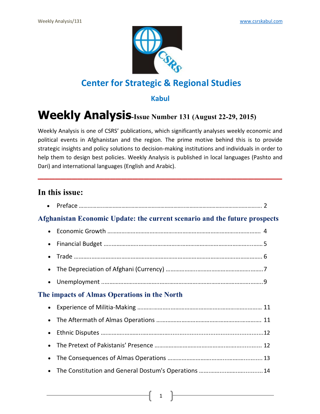 Weekly Analysis/131