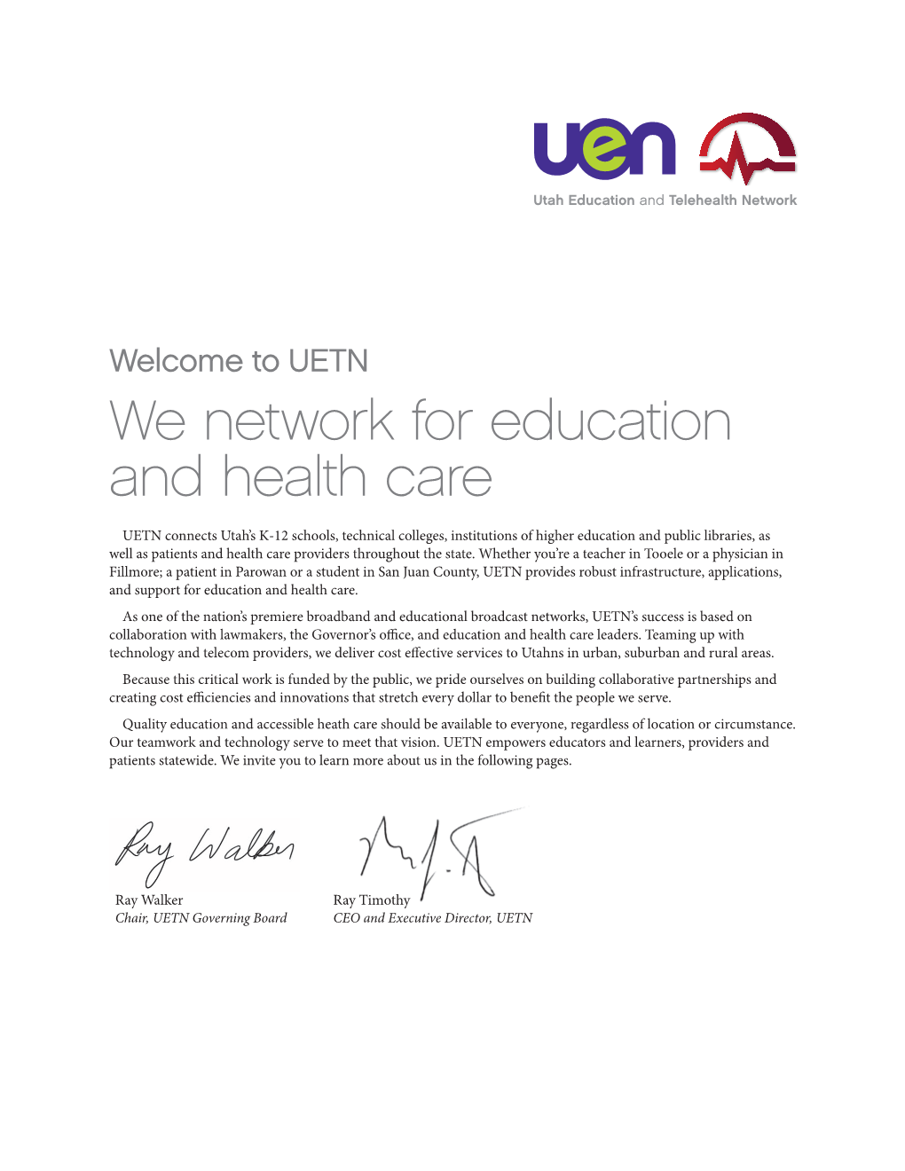 UETN Welcome Booklet Jan. 2019