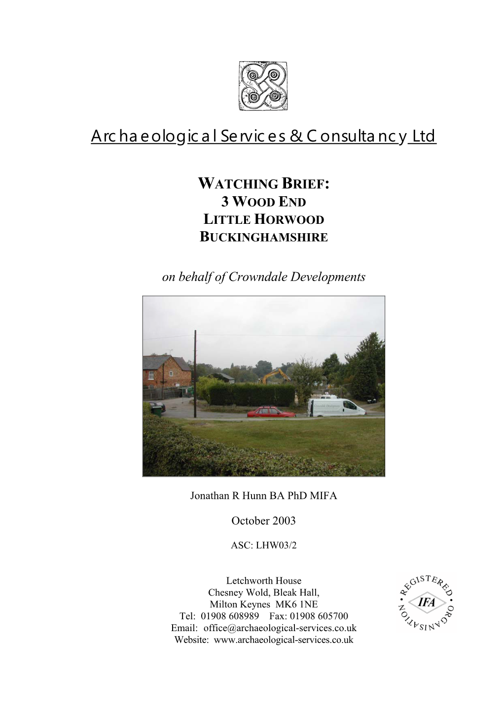 Archaeological Services & Consultancy