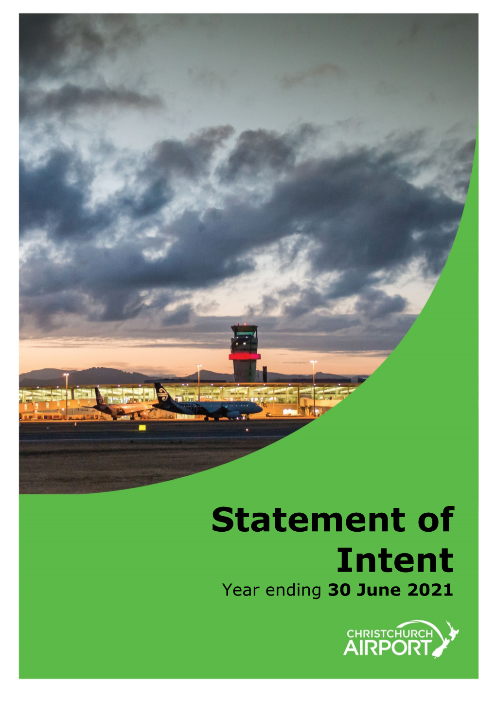 Statement of Intent Year Ending 30 June 2021