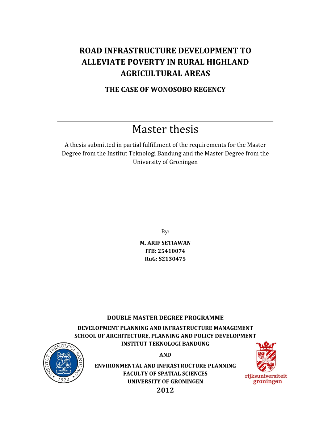 Master Thesis