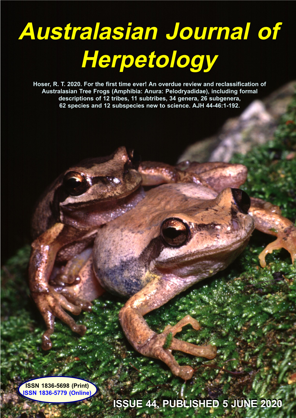 Australasian Journal of Herpetology