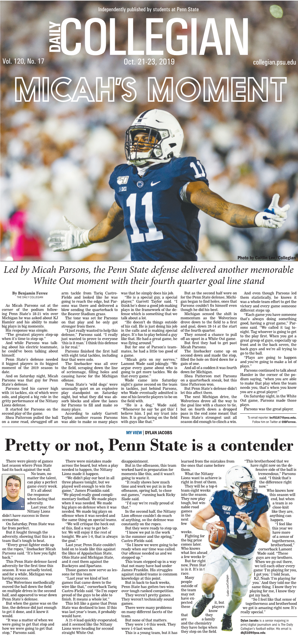 Pretty Or Not, Penn State Is a Contender