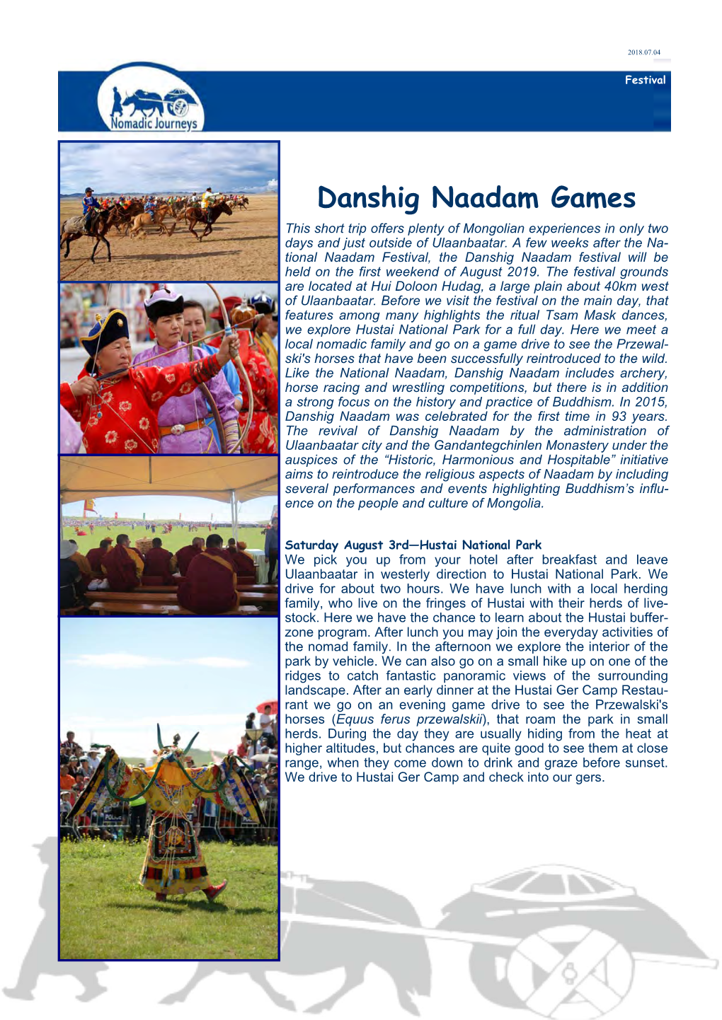 Danshig Naadam Games