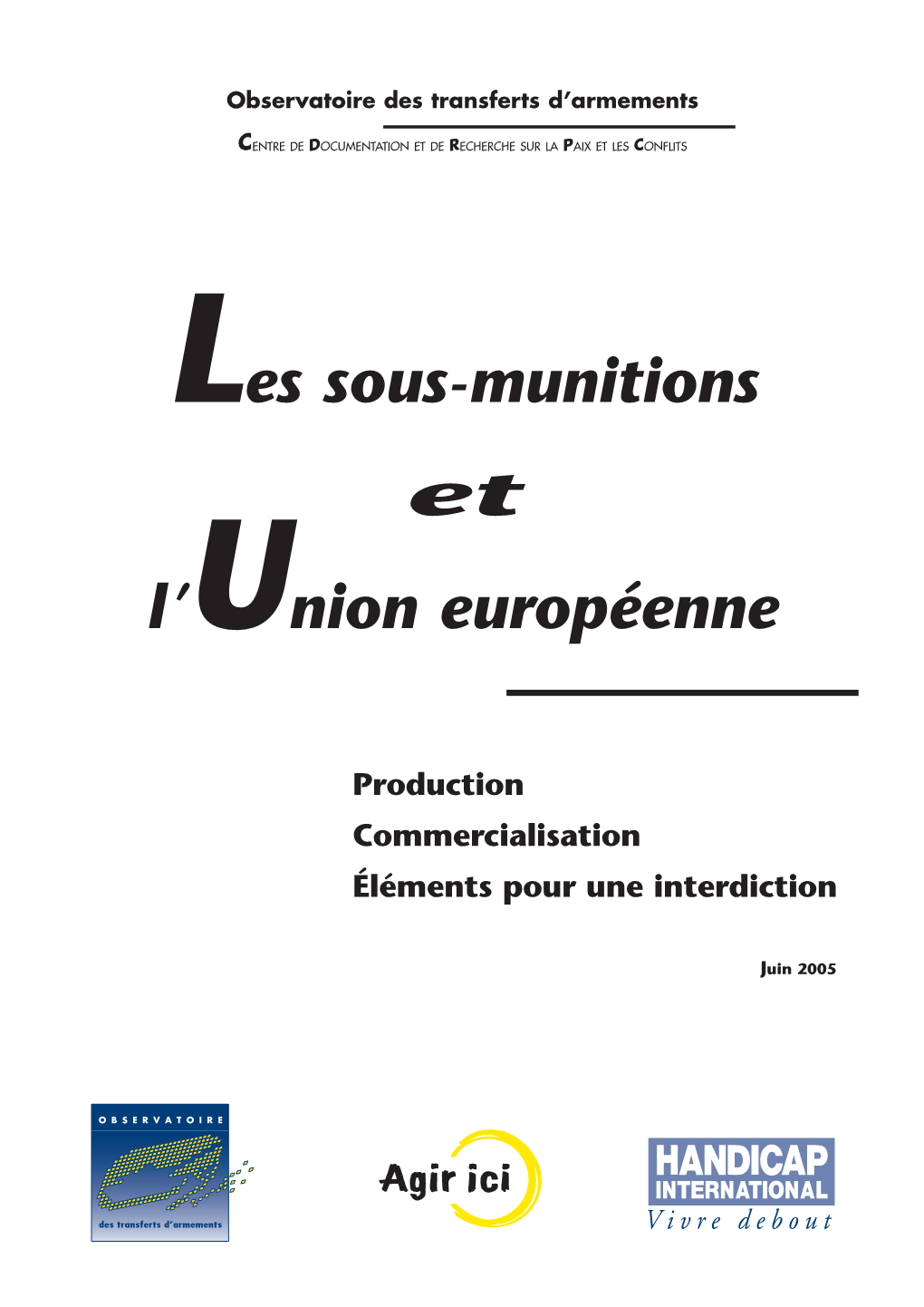 Rapport Sous-Munition