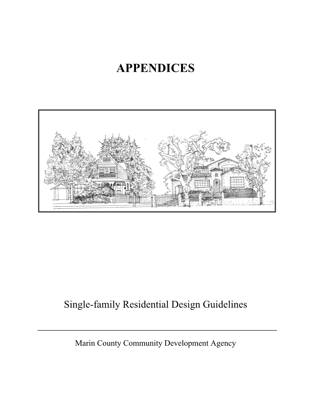 Single-Family Residential Design Guidelines