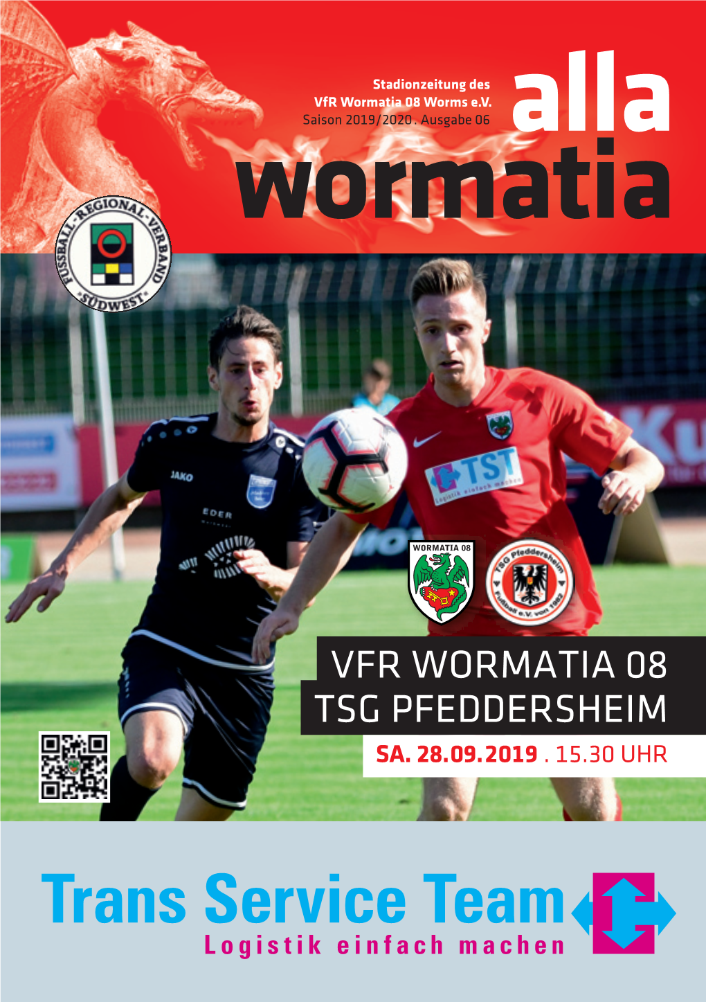 Vfr Wormatia 08 Tsg Pfeddersheim Sa