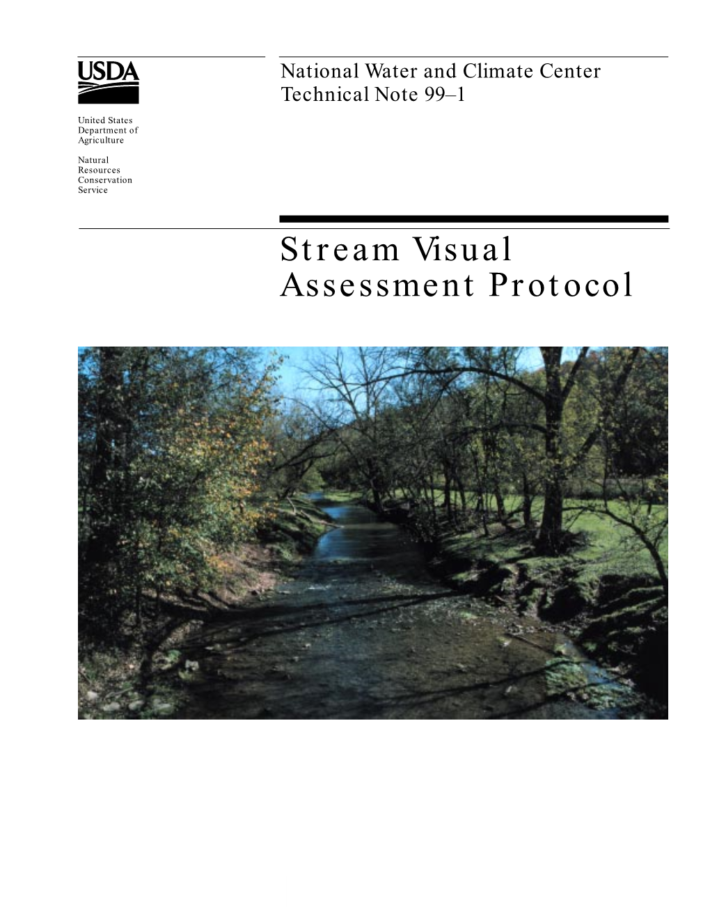 Stream Visual Assessment Protocol (SVAP)