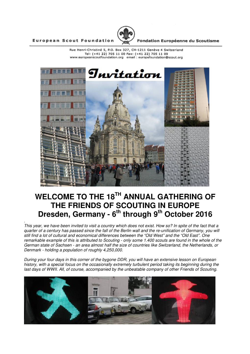 Invitation Dresden 2016
