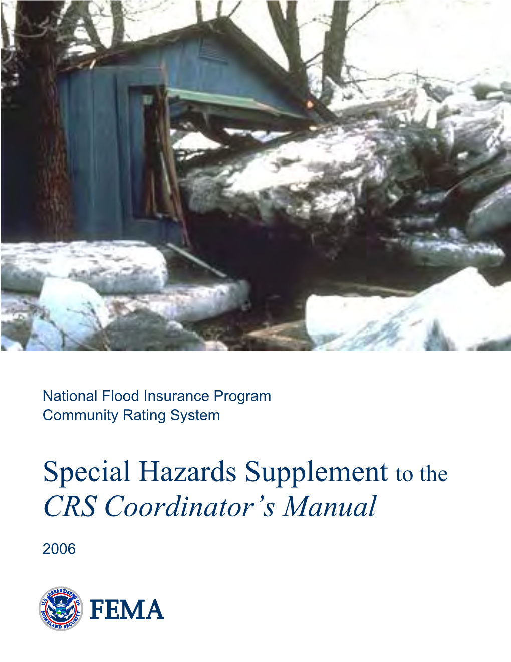 Special Hazards Supplement to the CRS Coordinator's Manual