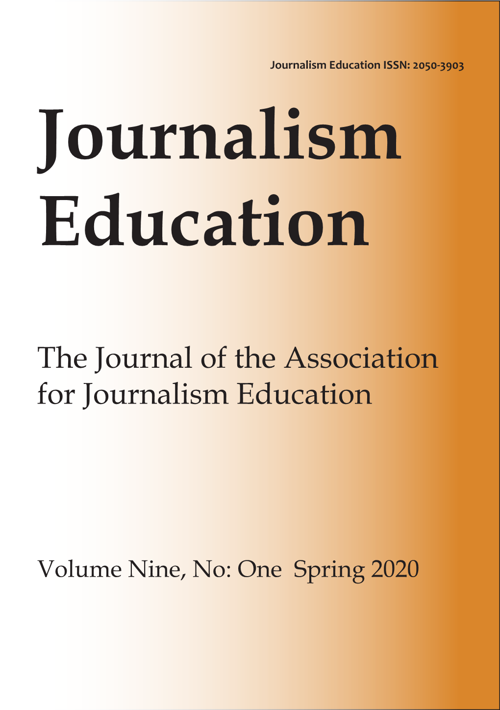 The Journal of the Association for Journalism Education